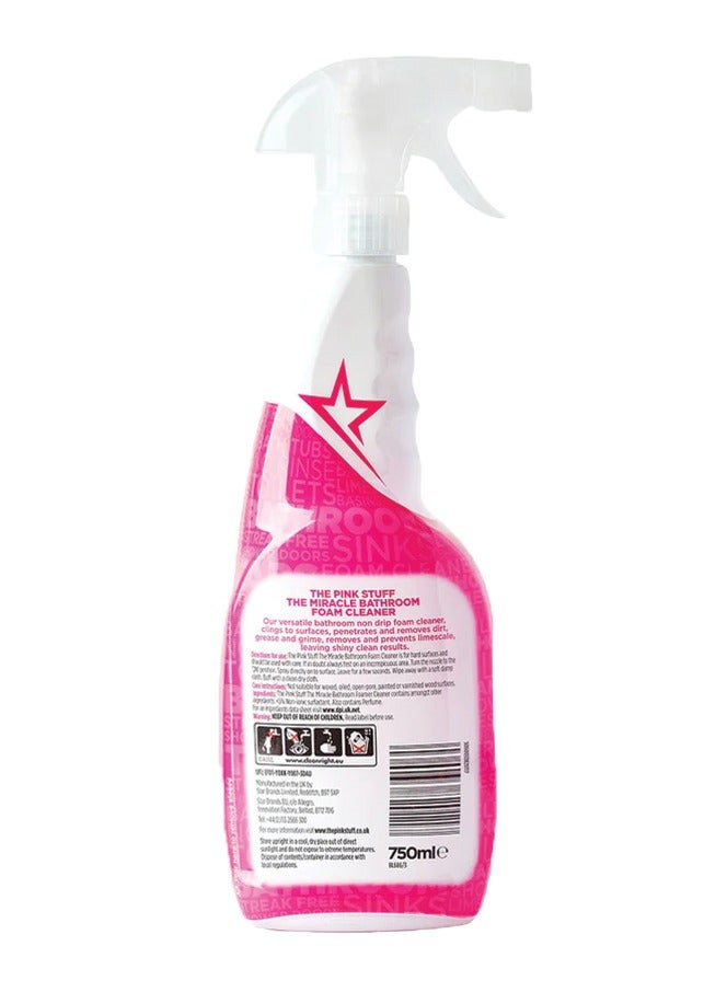 Stardrops The Pink Stuff Miracle Bathroom Foam Cleaner, 750ml