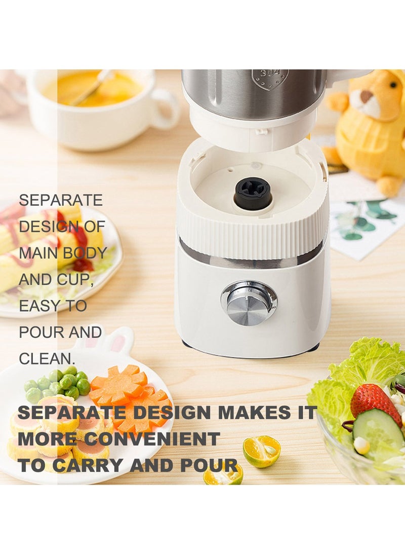 Electric Grinder, 800g Stainless Steel Coffee-Bean Grinder Stainless Steel, for Spices, Herbs, and Nuts Grinding and Coffee CR-0429 White