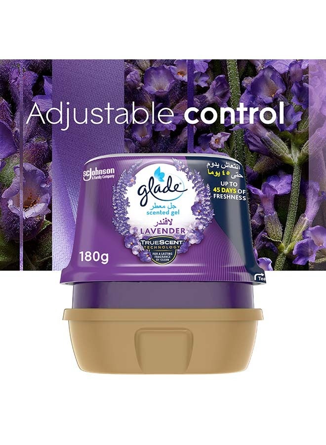 Scented Gel Lavender 3 x 180G Pack of 3