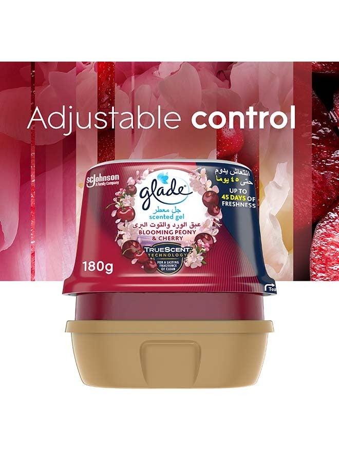 Scented Gel Peony Cherry 3x180G Pack of 3
