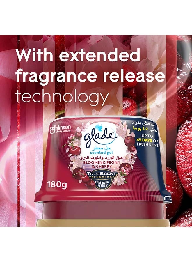 Scented Gel Peony Cherry 3x180G Pack of 3