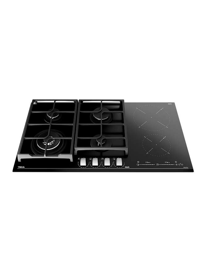 Gas On Glass + Induction Hob With Direct Functions And 6 Cooking Zones In 90Cm Of Butane, 3500W 112570144 Black