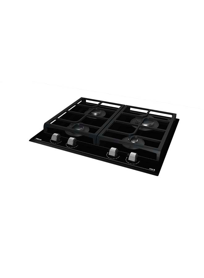 Glass Gas Hob With Exactflame Function 112570033 Black