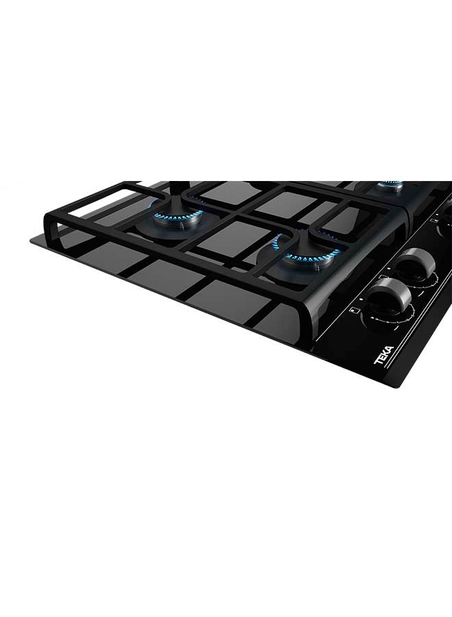Glass Gas Hob With Exactflame Function 112570033 Black