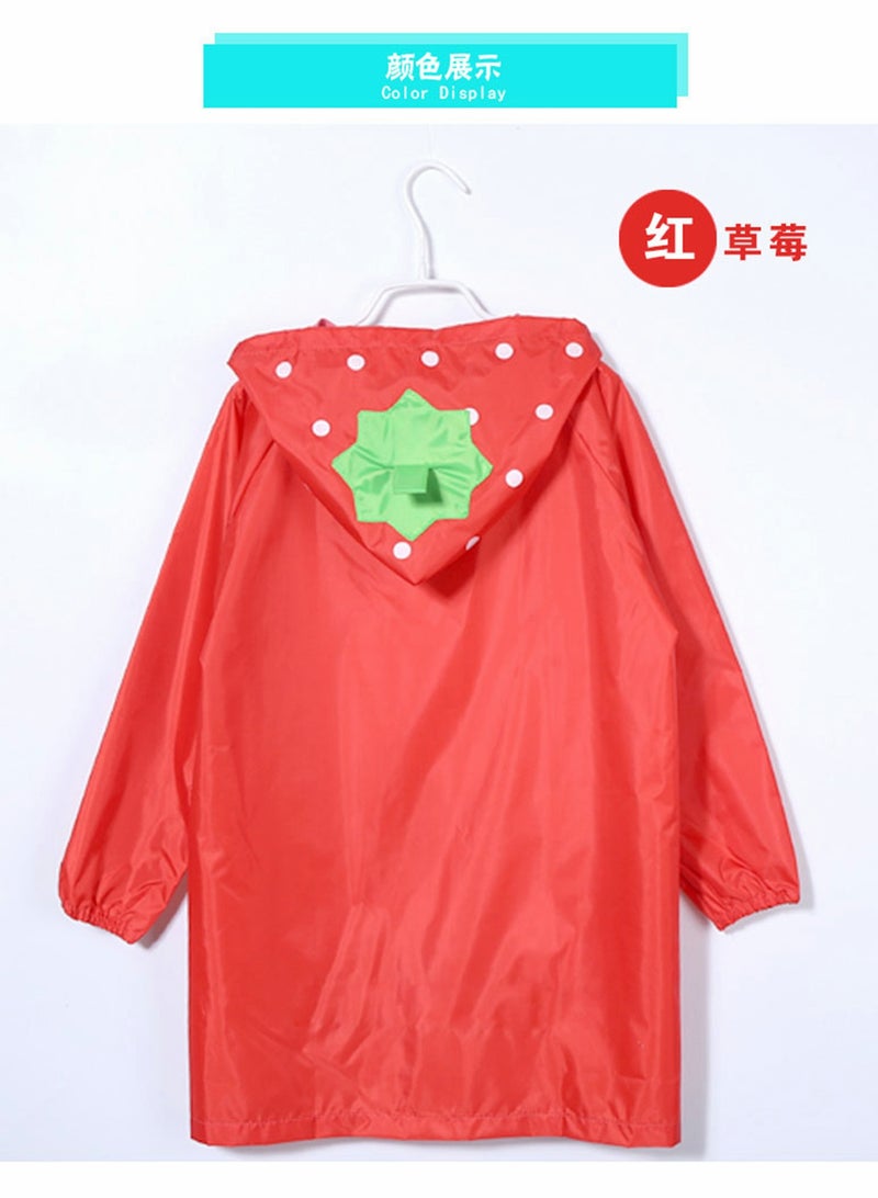Children's raincoats, Cartoon Kids Rain Jacket, Boys Girls Hooded Rain Poncho Outdoors Kids Transparent Raincoat Student Rain Suit Waterproof Durable Windbreaker