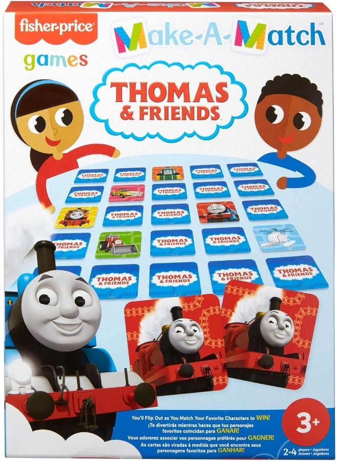 Fisher-Price Make-A-Match Card Game with Thomas & Friends Theme