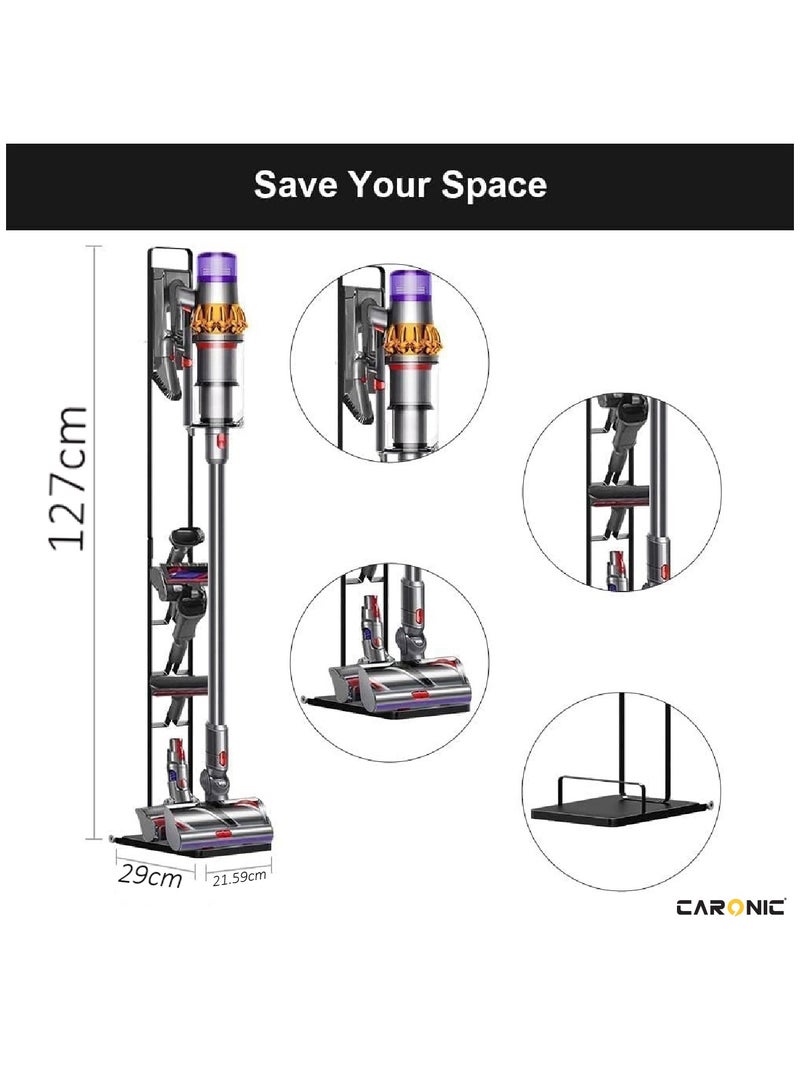 Vacuum Cleaner Floor Stand Mount Rack For Dyson V15 V11 V10 V8 V7 V6 Dreame T30 T20 V12 V11 V10, 21.59x 29 x 127 Cm