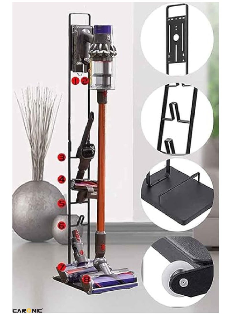 Vacuum Cleaner Floor Stand Mount Rack For Dyson V15 V11 V10 V8 V7 V6 Dreame T30 T20 V12 V11 V10, 21.59x 29 x 127 Cm