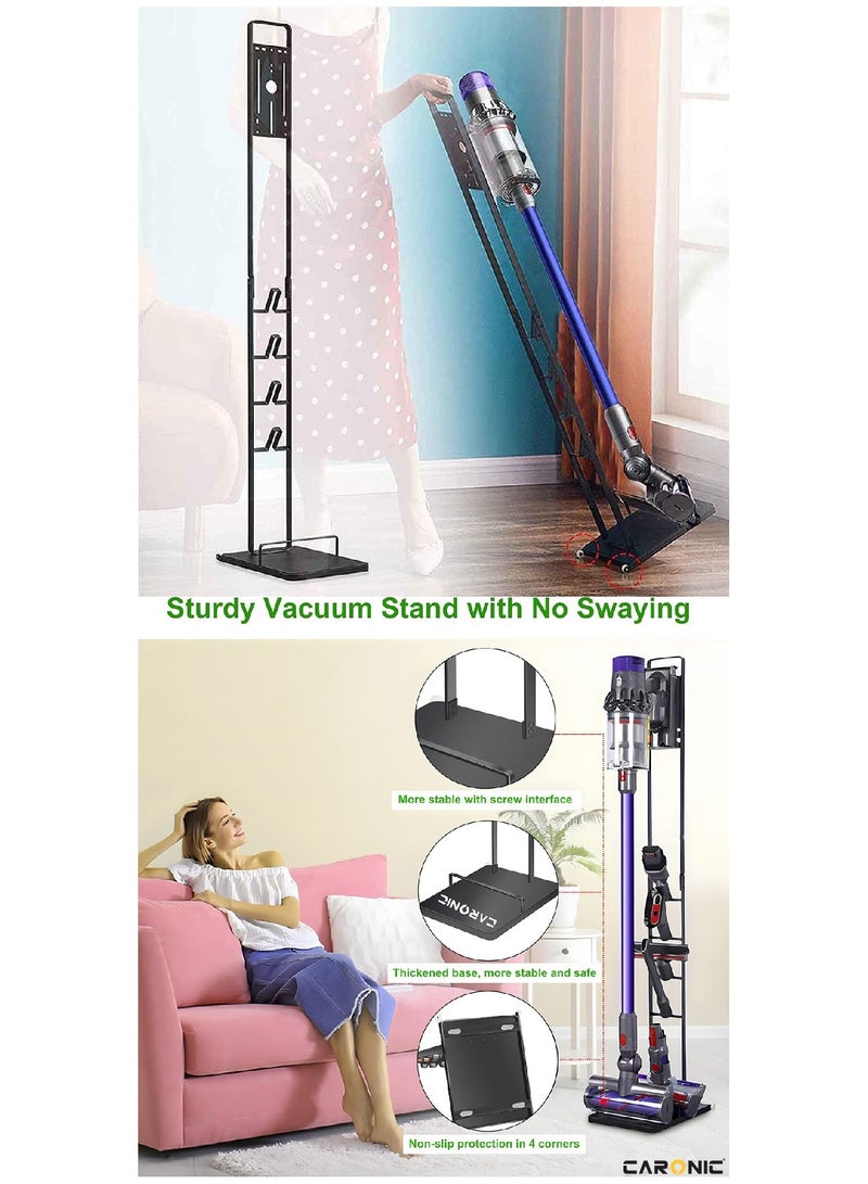 Vacuum Cleaner Floor Stand Mount Rack For Dyson V15 V11 V10 V8 V7 V6 Dreame T30 T20 V12 V11 V10, 21.59x 29 x 127 Cm