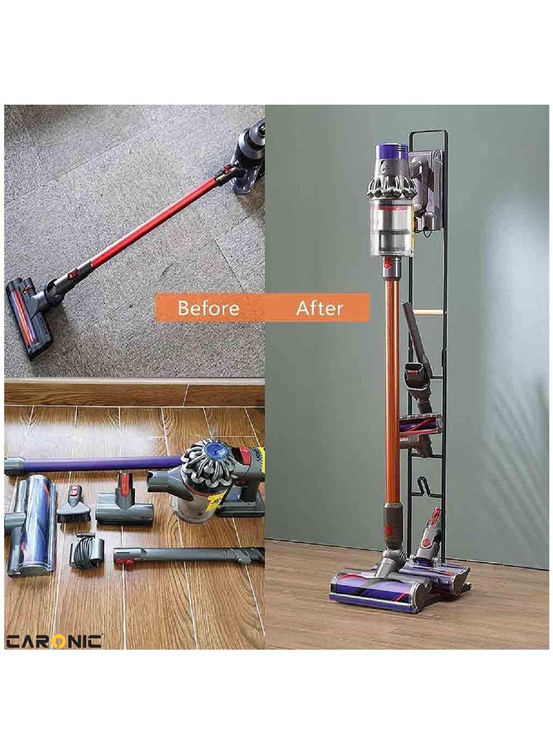 Vacuum Cleaner Floor Stand Mount Rack For Dyson V15 V11 V10 V8 V7 V6 Dreame T30 T20 V12 V11 V10, 21.59x 29 x 127 Cm
