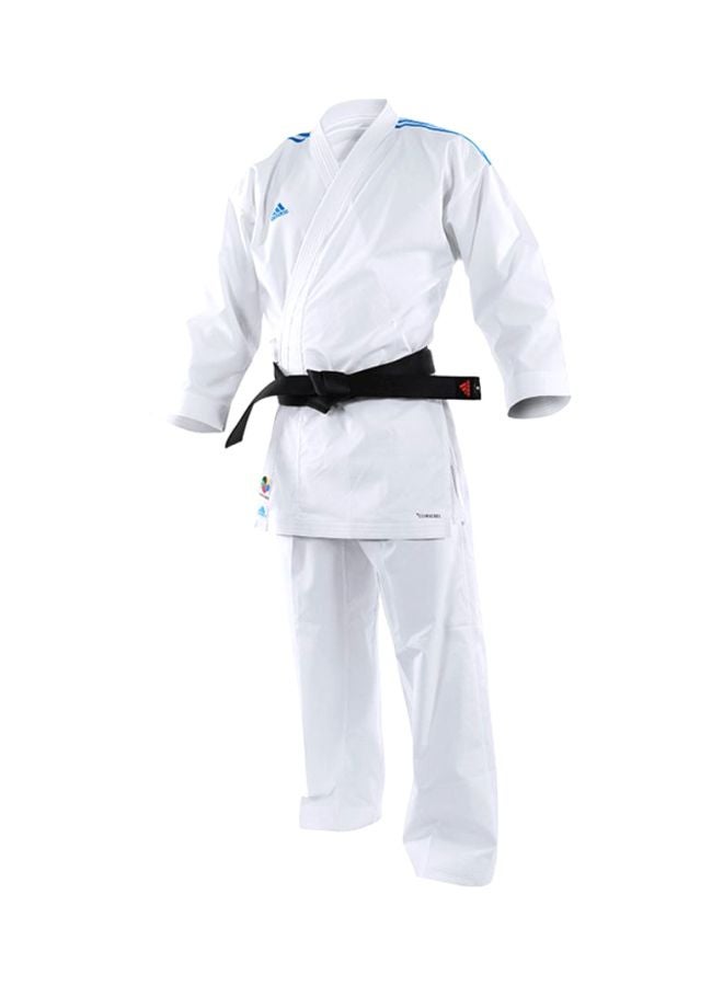 AdiZero Karate Uniform - White/Blue, 150cm 150cm