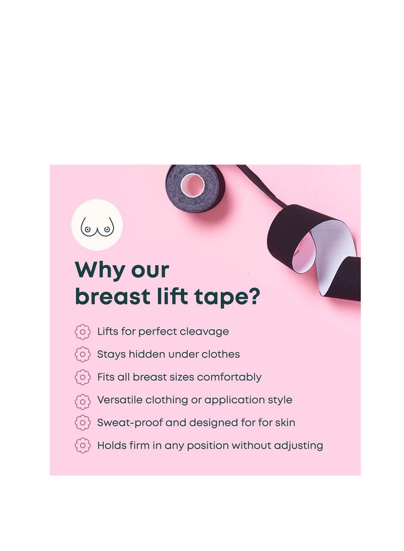 Elastic Bandage Tape, Women's Stick-on Bra Cover Strapless Push Up Lift Adhesive Tape for Women