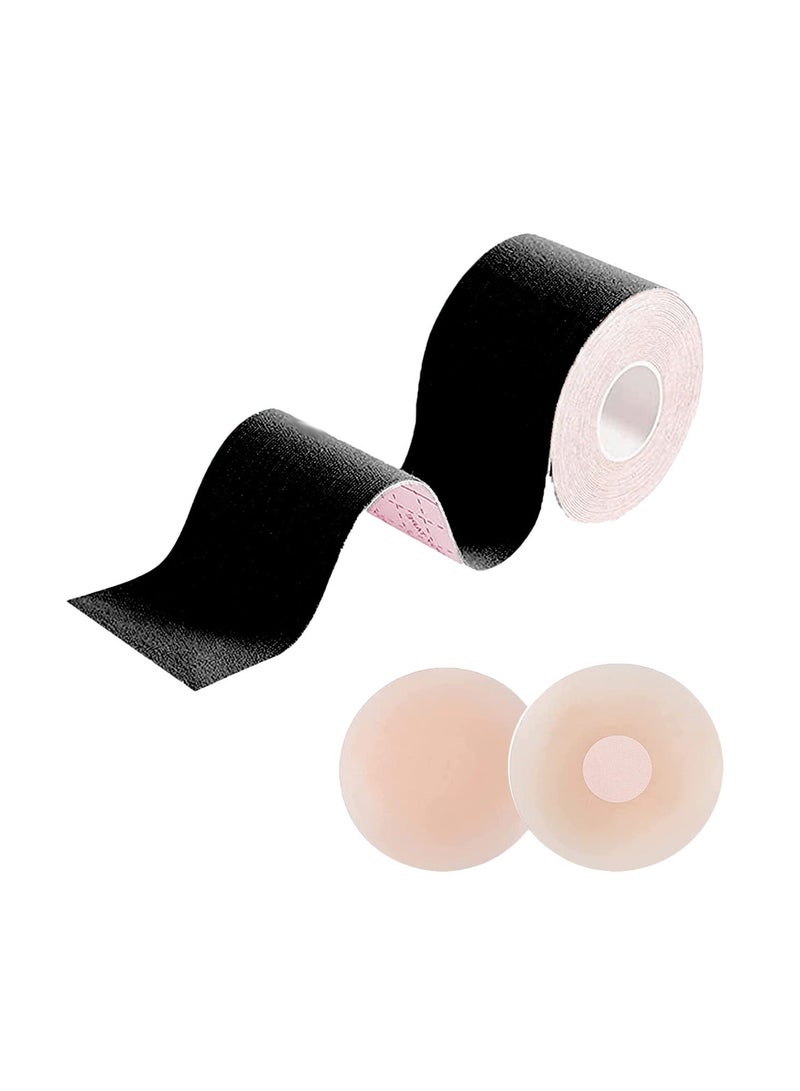 Elastic Bandage Tape, Women's Stick-on Bra Cover Strapless Push Up Lift Adhesive Tape for Women