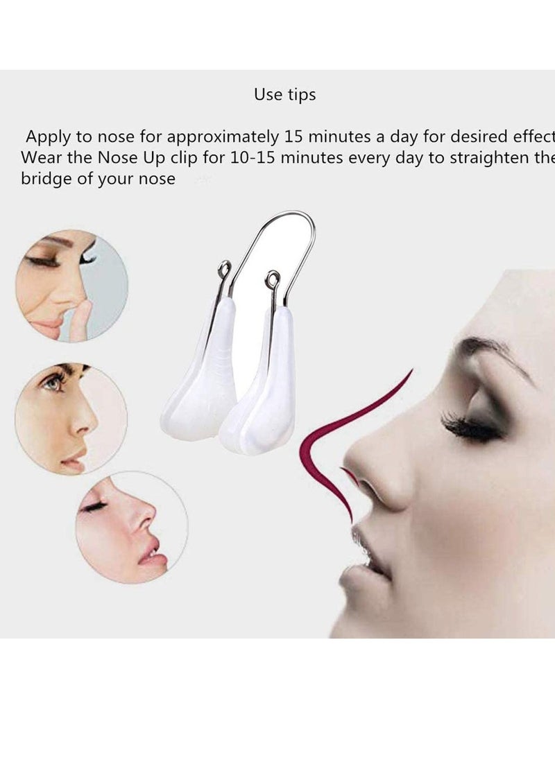 Nose Shaper Clip Nose Up Lifting Shaping Shaper Clip Nose Shapers Silicone Clamp Clip Nose Straighteners for Natural Nose up Slimmer Lifting Shaping 5 Pieces Nose Shaper for Women