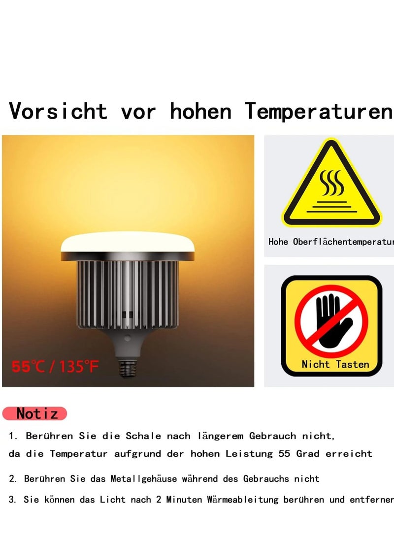 Softbox Led Light Set 50 x 70 cm Photo Studio Continuous Dimming Light for Video and Photography Studio 85W 3200-5600K with 2 85W Bulbs, 2 x Remote Control, 2m Adjustable Tripod