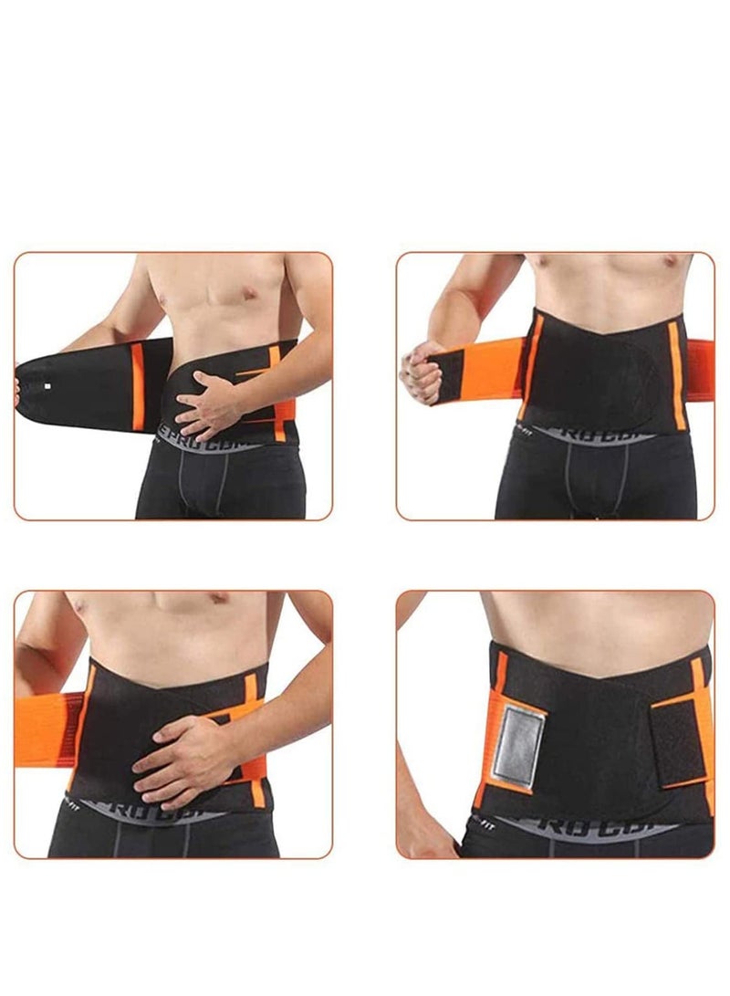 Waist Trimmer Belt, Slimmer Kit, Weight Loss Wrap, Stomach Fat Burner, Low Back and Lumbar Support with Sauna Suit Effect, Best Abdominal Trainer, Slimmer Kit, limmer Belt, Unisex