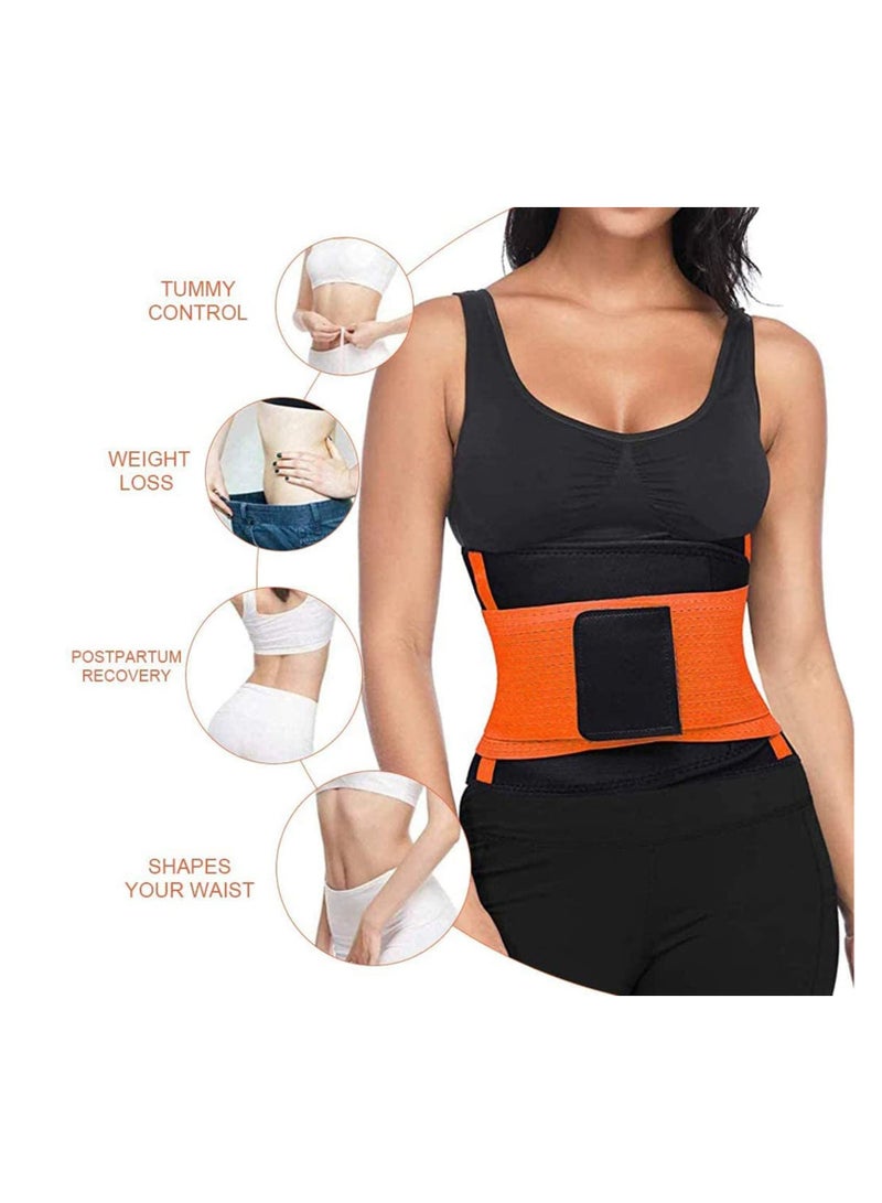 Waist Trimmer Belt, Slimmer Kit, Weight Loss Wrap, Stomach Fat Burner, Low Back and Lumbar Support with Sauna Suit Effect, Best Abdominal Trainer, Slimmer Kit, limmer Belt, Unisex