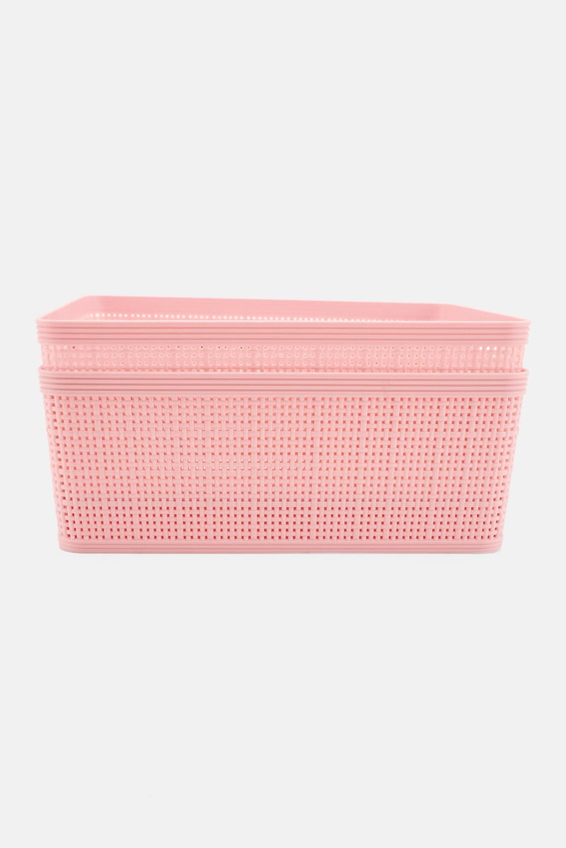 2 Bins Storage L 31 x H 13 x 25 W cm, Pink