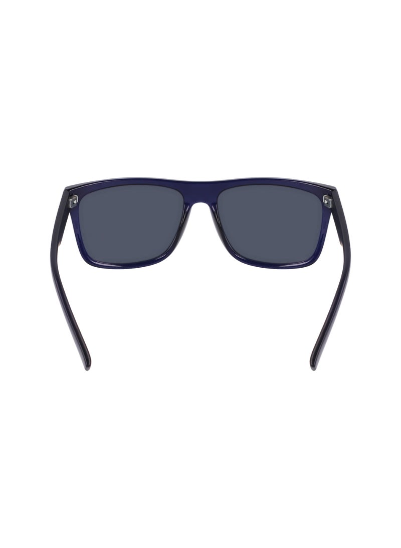Men's UV Protection Rectangular Shape  Sunglasses N902SP-410-6018 - Lens Size: 60 - Navy Crystal