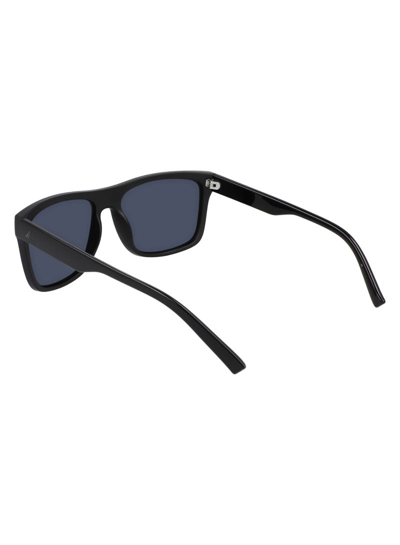 Men's UV Protection Rectangular Shape  Sunglasses N902SP-005-6018 - Lens Size: 60 - Matte Black