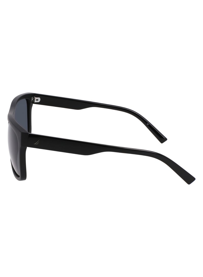 Men's UV Protection Rectangular Shape  Sunglasses N902SP-005-6018 - Lens Size: 60 - Matte Black