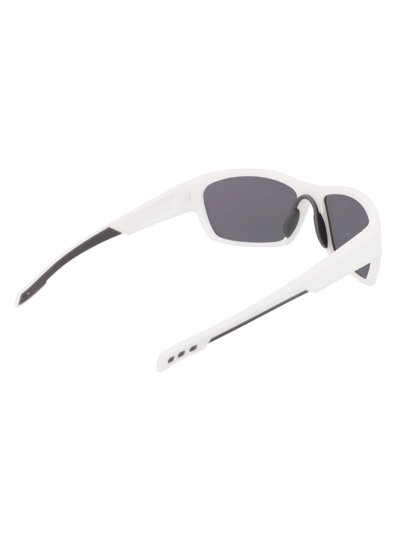 Men's UV Protection Rectangular Shape  Sunglasses N901SP-105-6117 - Lens Size: 61 - Matte White