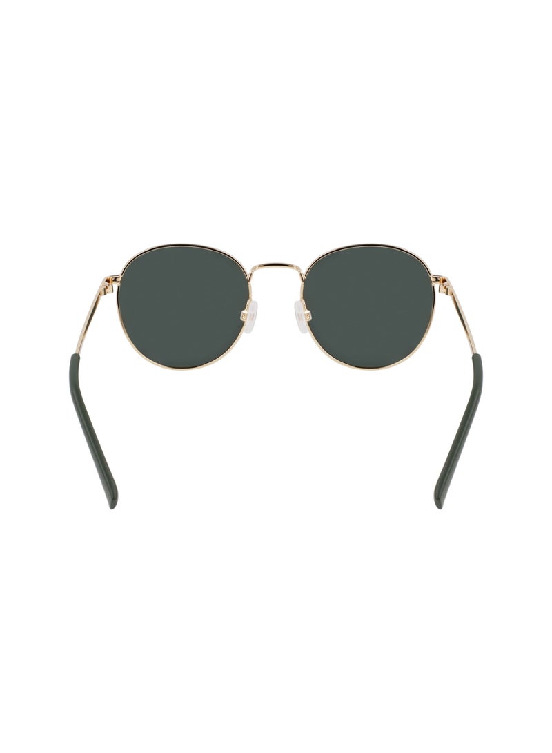 Unisex UV Protection Round Shape Metal Sunglasses N100SP-717-5120 - Lens Size: 51 - Gold