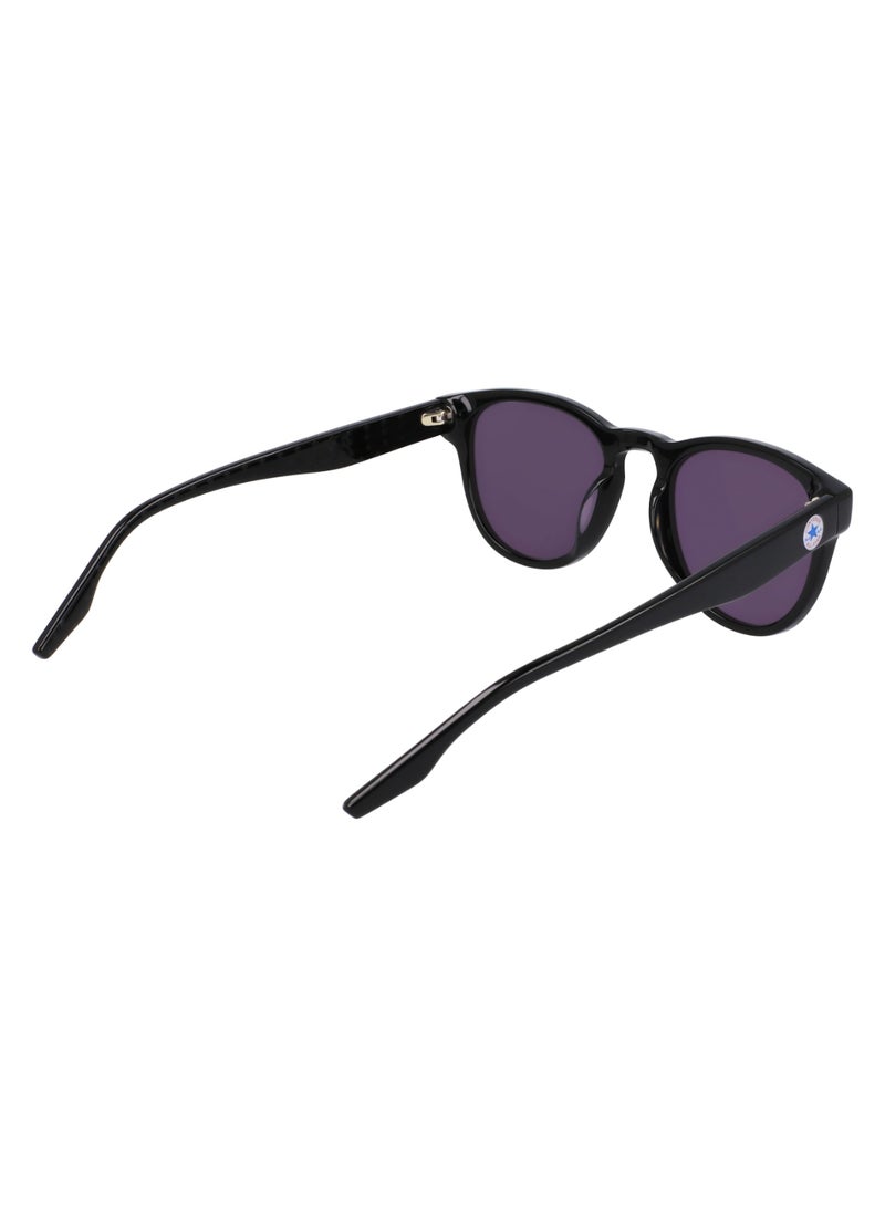 Unisex UV Protection Round Shape Acetate Sunglasses CV560S ALL STAR-001-5121 - Lens Size: 51 - Black