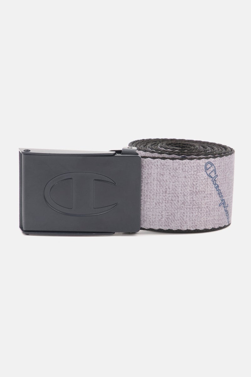 Men Textured Belts, Grey Combo