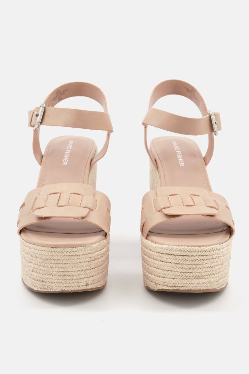 Women Viga Adjustable Buckle Sandal, Beige