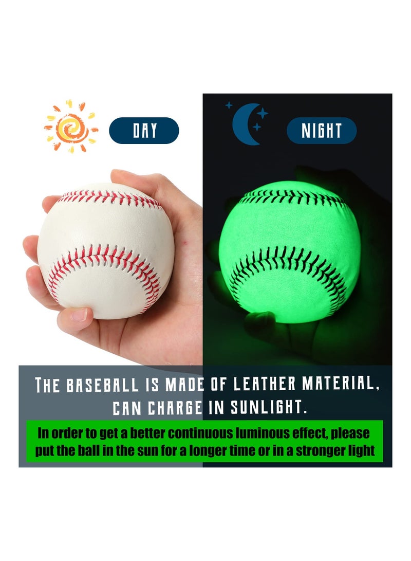 Official Size Luminous Baseball, for Boys and Girls, Kids, and Baseball Fans Baseball Accessories