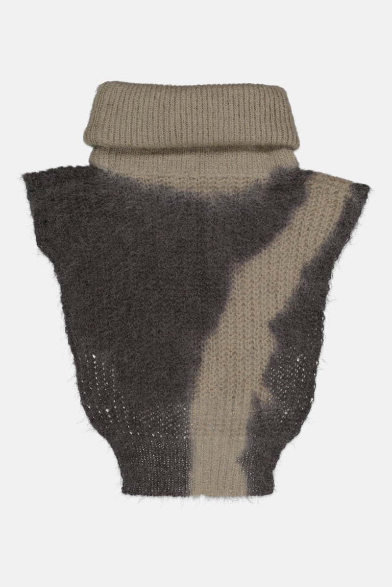 Women  Knitted Scarf, Grey Combo