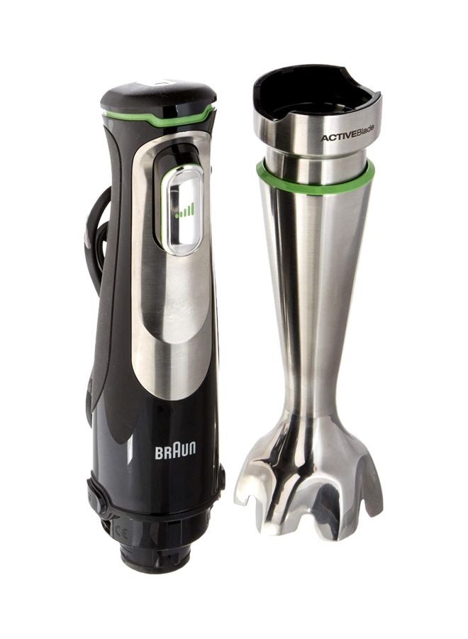 Portable Hand Blender 1000W MQ7045X Silver/Black/Green