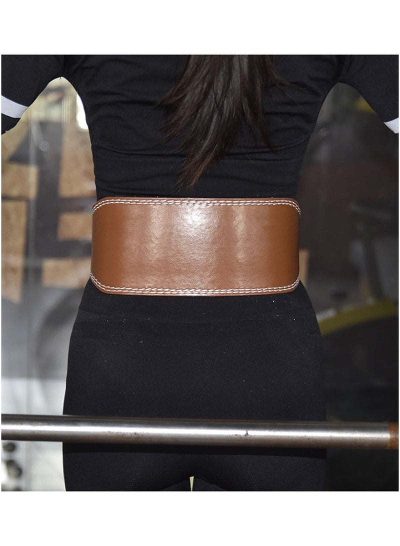 Weight Lifting Belt for Bodybuilding Powerlifting Cross Training Dip Belt 130cm Long Weightlifting with Metal Buckle Adjustable Olympic Deadlift Training Belt
