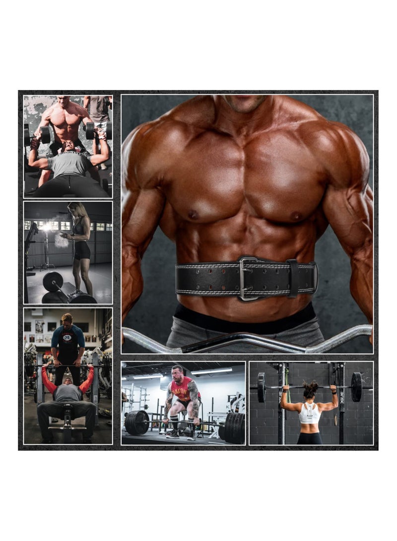 Weight Lifting Belt for Bodybuilding Powerlifting Cross Training Dip Belt 130cm Long Weightlifting with Metal Buckle Adjustable Olympic Deadlift Training Belt