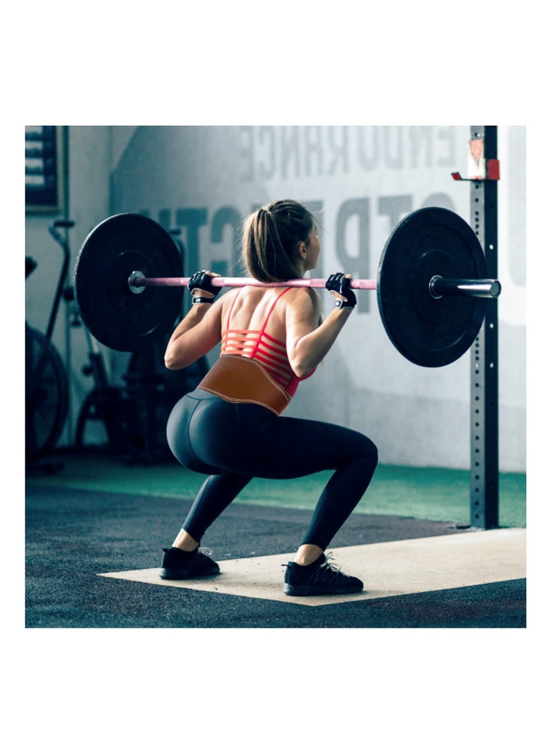 Weight Lifting Belt for Bodybuilding Powerlifting Cross Training Dip Belt 130cm Long Weightlifting with Metal Buckle Adjustable Olympic Deadlift Training Belt
