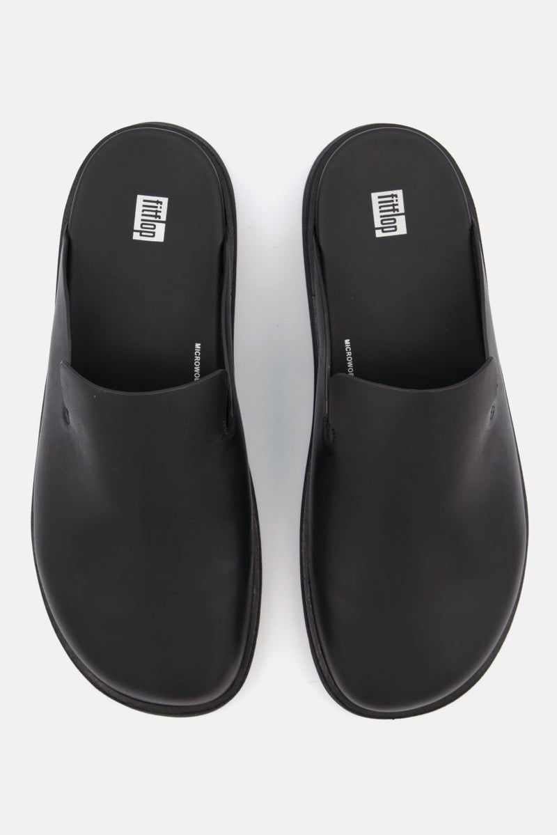 Men Slip On Cork Slippers, Black