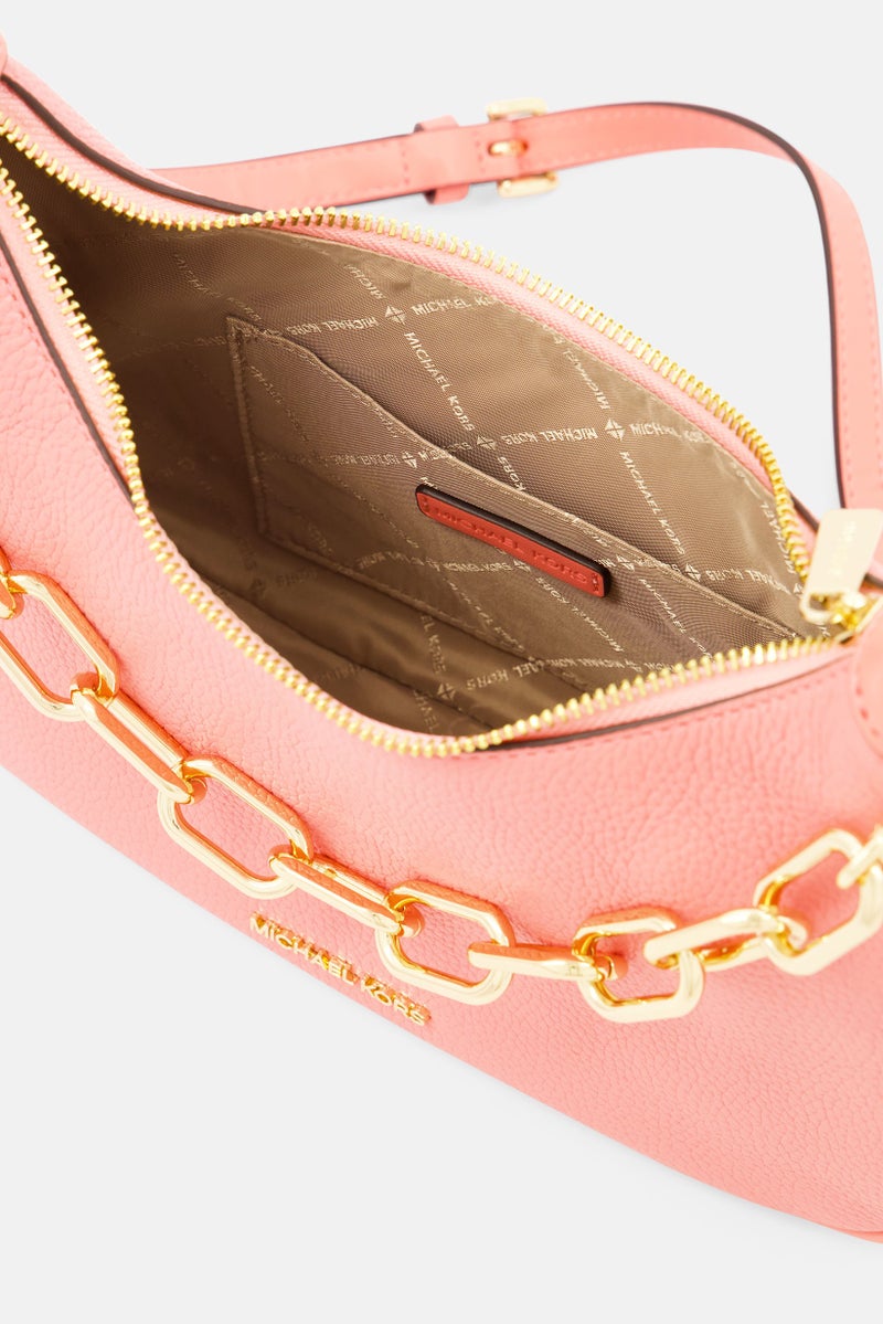 Women Brand Logo Shoulder Bag 28 L x 20 H x 6,5 W cm, Pink