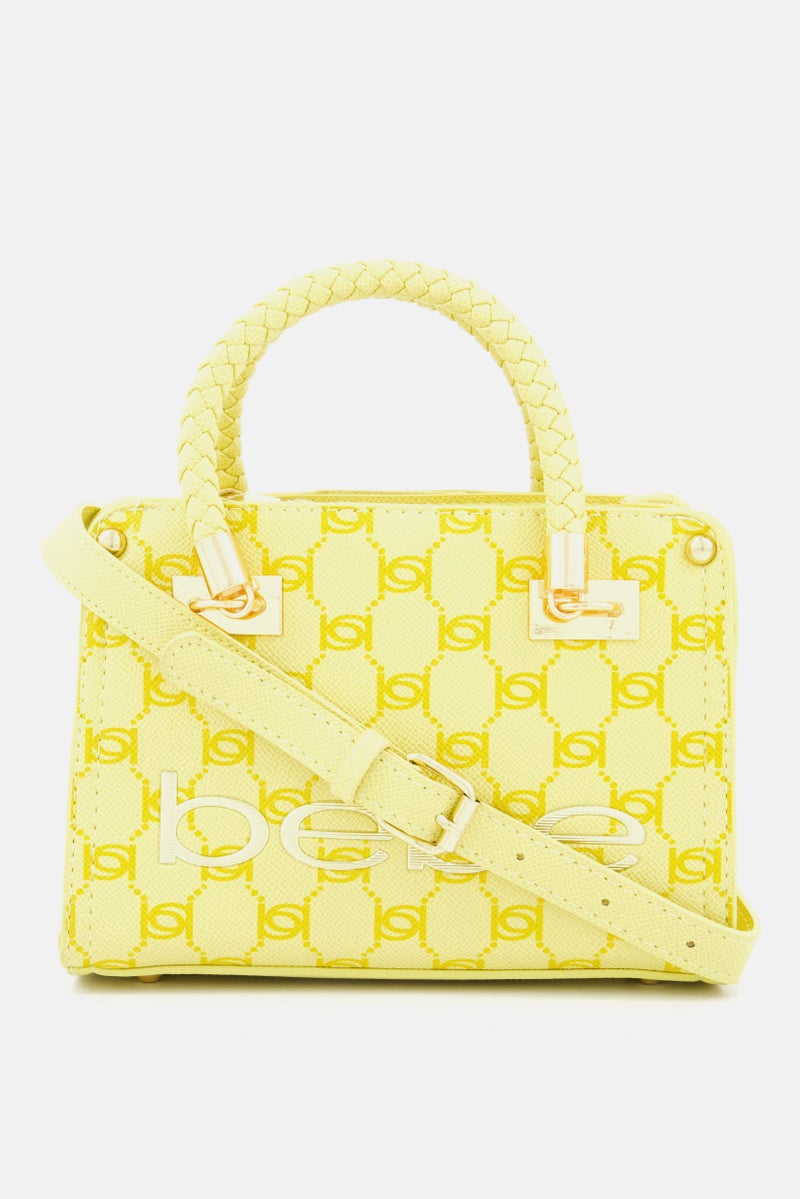 Women Briella Small Satchel Bag 21 L x 15 H x 7 W cm, Yellow