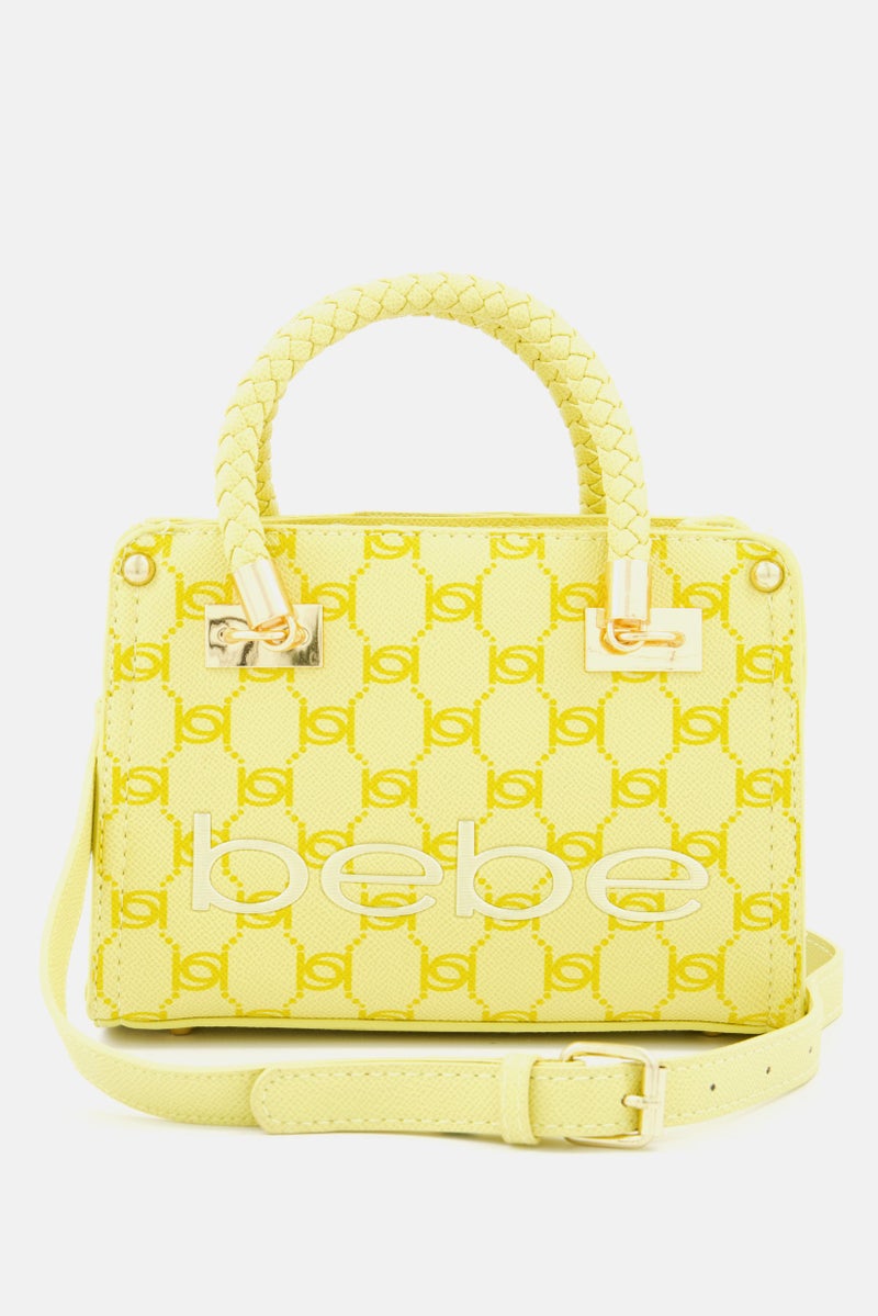 Women Briella Small Satchel Bag 21 L x 15 H x 7 W cm, Yellow