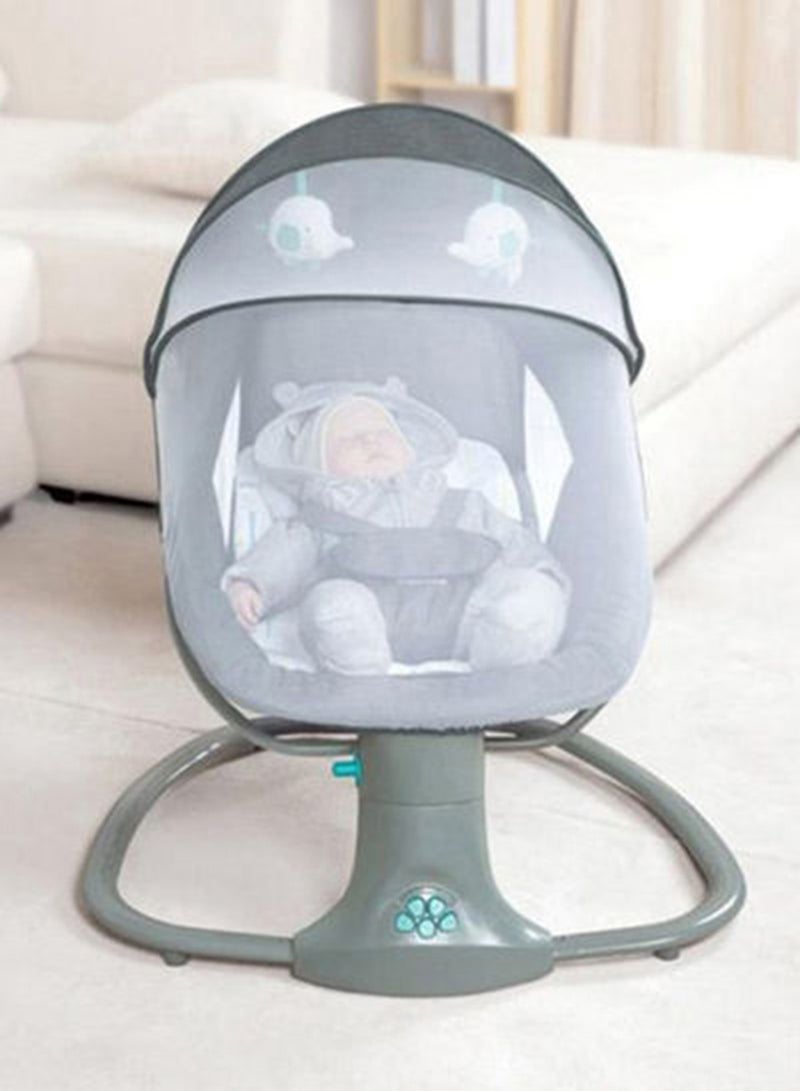 3 In 1 Deluxe Multi-Functional Baby Swing Bassinet With Integrated Mosquito Net