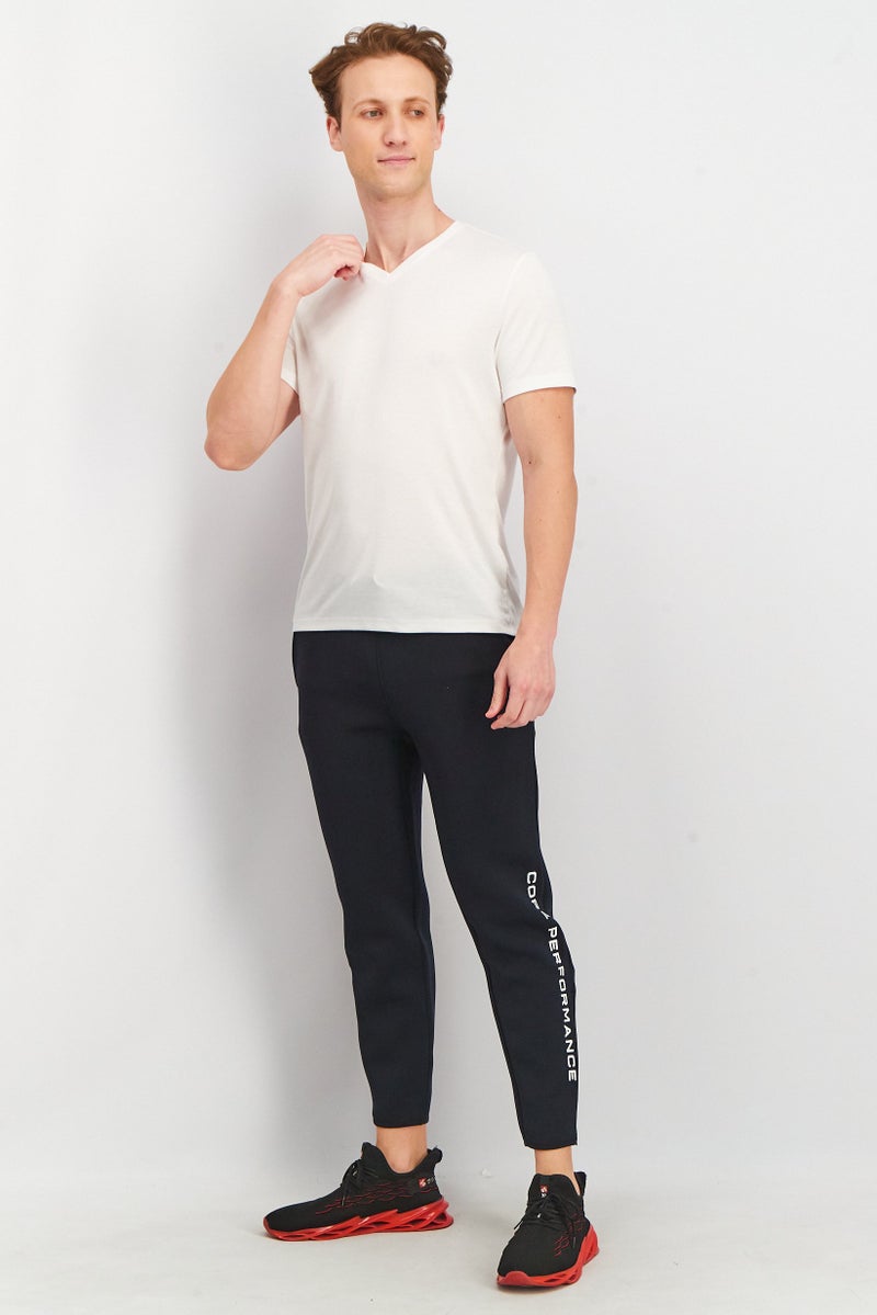 Men Luke Fit Training Drawstring Sweatpants, Black