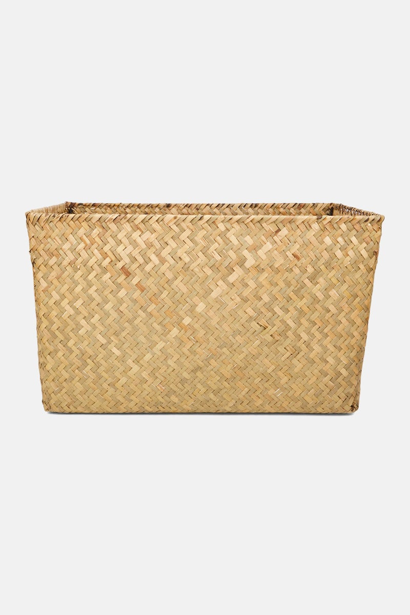 Rectangular Basket, Brown