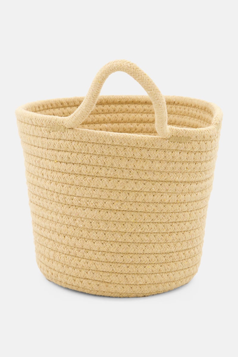 Cotton Rope Storage Basket, Beige