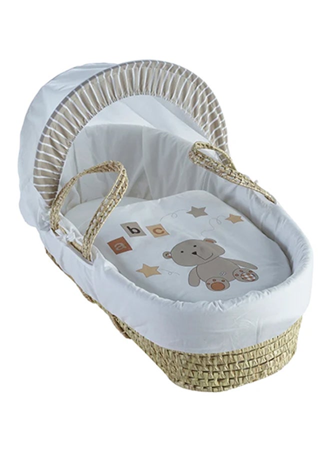 ABC Teddy Palm Moses Basket