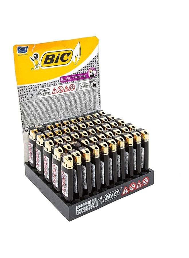 50-Piece Electronic lighter Set Black/Gold