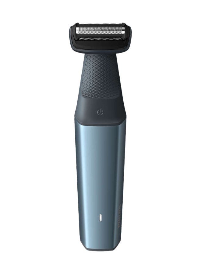 Showerproof Bodygroom Series 3000 BG3027/03, 60 Min Cordless Use, 1 Hour Charge Blue/Grey