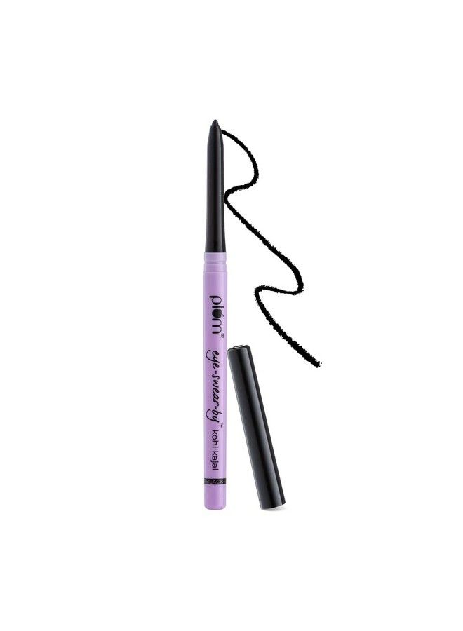 Eye-Swear-By Kohl Kajal | Deep Black Kajal Pencil | Matte Finish | Smudge Proof & Waterproof | Makeup