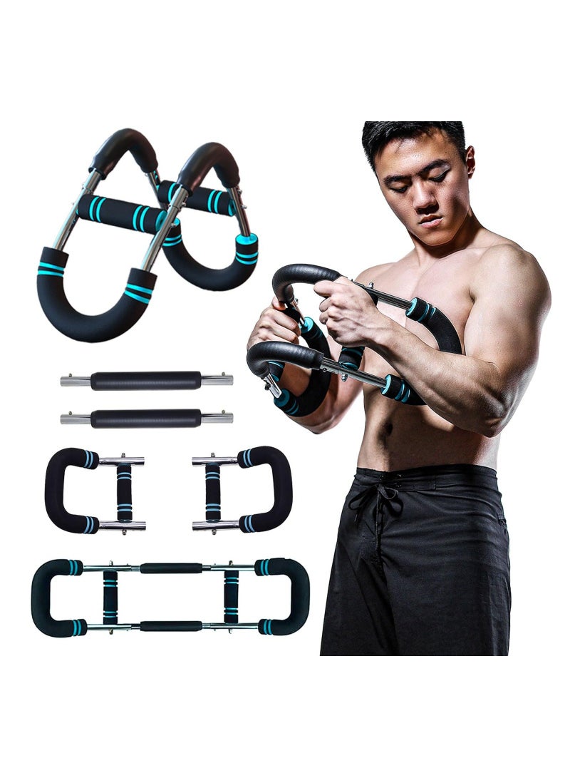 Twister Arm Exerciser, Adjustable Chest Expander, Biceps, Triceps, Forearm, Inner Thighs & Shoulder Muscle Fitness Equipment, Upper Body Strength Training Machine, Portable Home Fitness Equipment