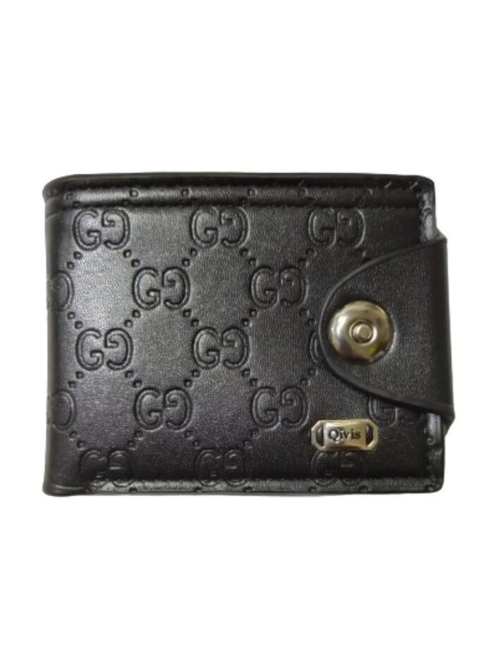 2 Pieces Pocket Wallet for Men Black Color